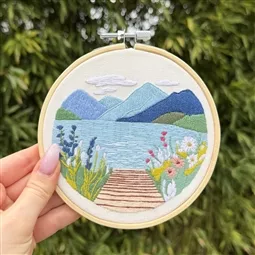 Blooming Blue Lake