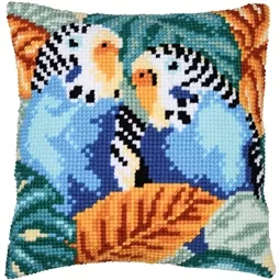 Parakeets Cushion
