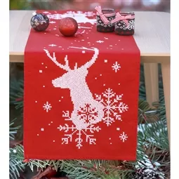 Deer and Snowflakes Runner