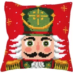 Nutcracker Cushion Red