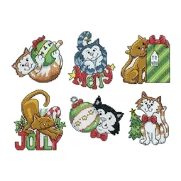 Holiday Cats Ornaments