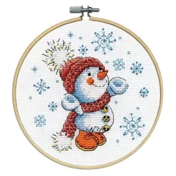 Snowman with hoop