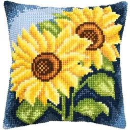 Pair of Sunflowers Cushion