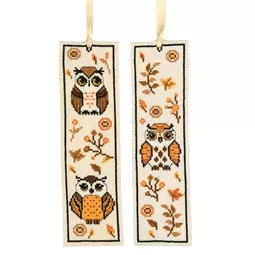 Autumn Owls Bookmarks