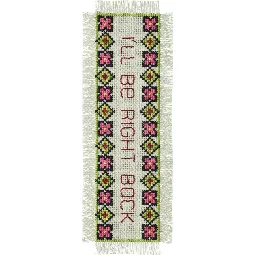 I'll Be Right Back Bookmark