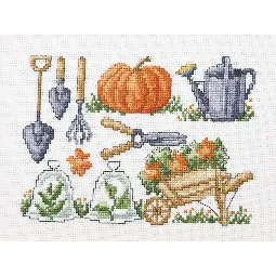 Pumpkin and Watering Can